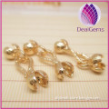 Bracelet & necklace clasp, wholesale DIY jewelry findings ,brass gold plated mini flower shape connection clasp